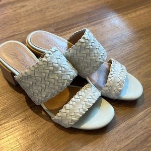 Madewell braided heels / mules